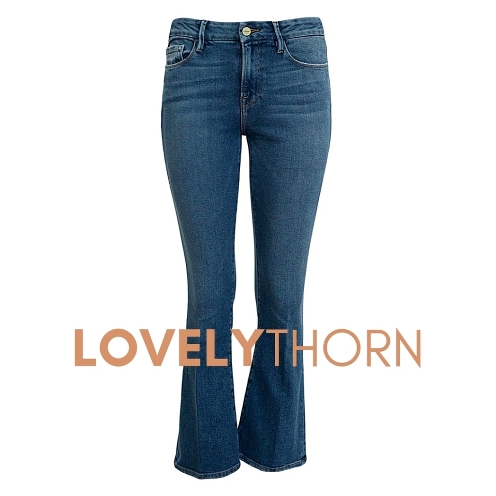 FRAME // le crop mini boot distressed elmont ridge - Picture 10 of 16